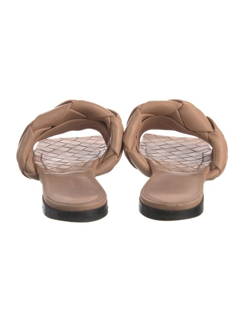 Bottega Veneta Intrecciato Weave Leather Slides
