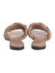 Bottega Veneta Intrecciato Weave Leather Slides