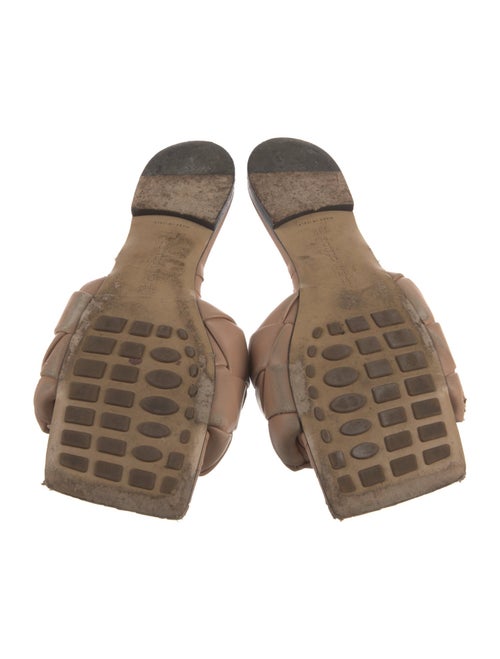 Bottega Veneta Intrecciato Weave Leather Slides