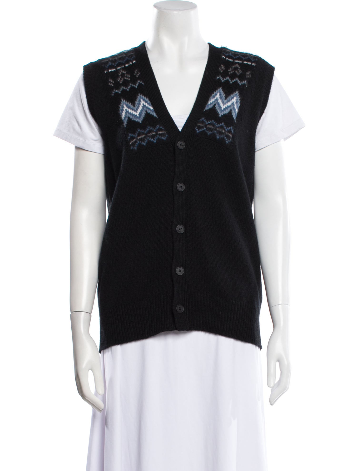 Bottega Veneta Cashmere Graphic Print Sweater