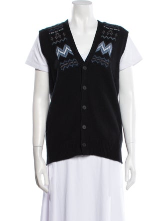 Bottega Veneta Cashmere Graphic Print Sweater