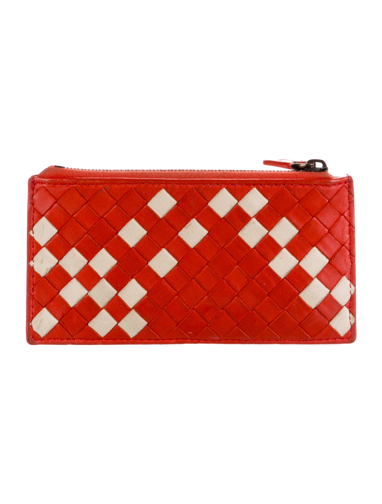 Bottega Veneta Intrecciato Weave Leather Wallet