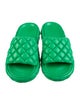 Bottega Veneta Quilted Pattern Leather Slides