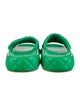 Bottega Veneta Quilted Pattern Leather Slides