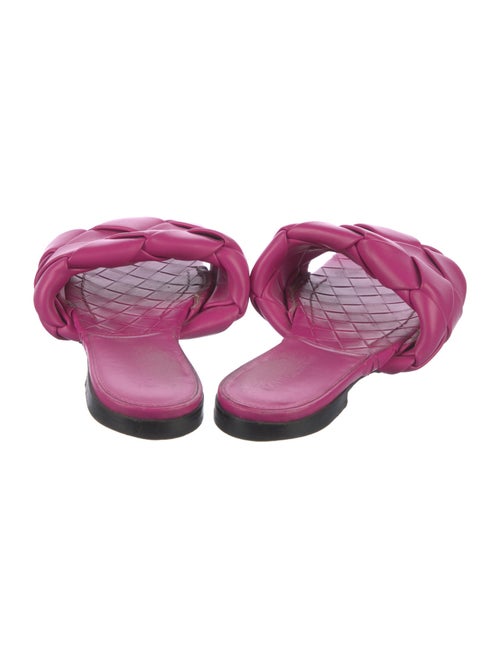 Bottega Veneta Intrecciato Weave Leather Slides