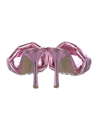 Bottega Veneta Intrecciato Weave Leather Slides