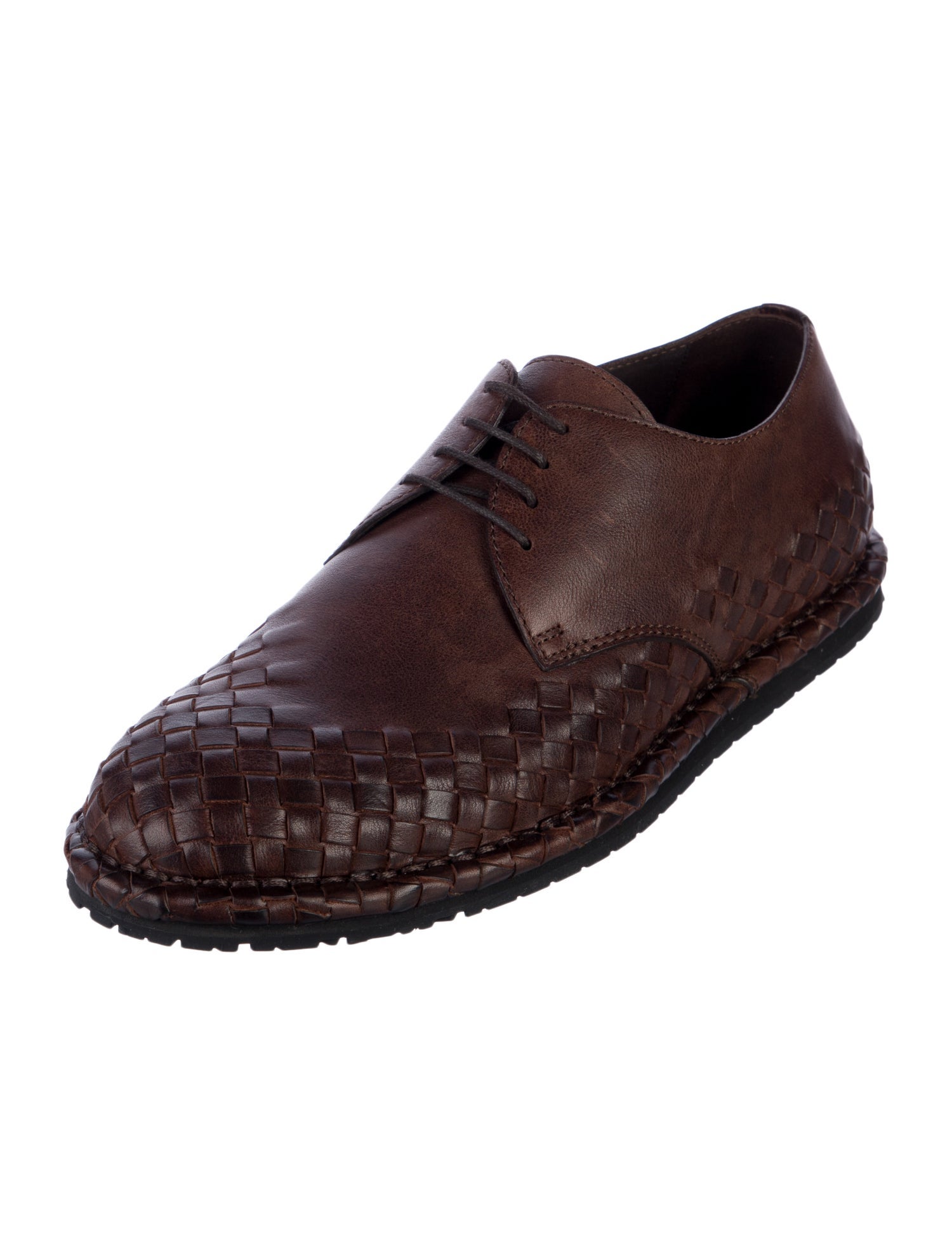Bottega Veneta Leather Oxfords