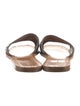 Bottega Veneta Intrecciato Weave Leather Slides