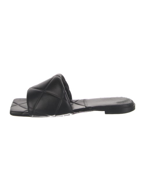Bottega Veneta Intrecciato Weave Leather Slides