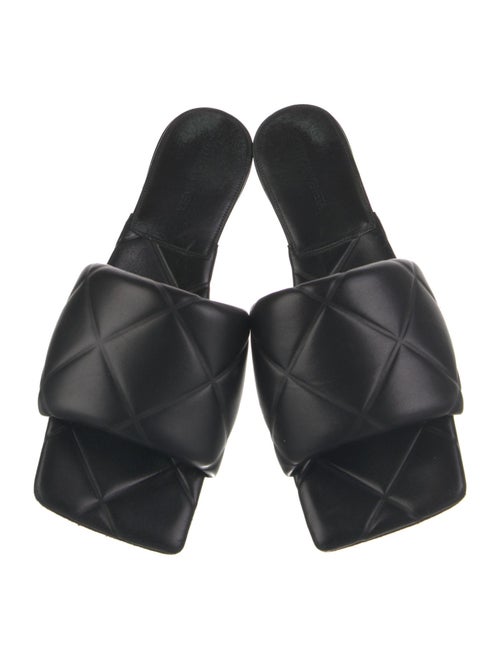 Bottega Veneta Intrecciato Weave Leather Slides