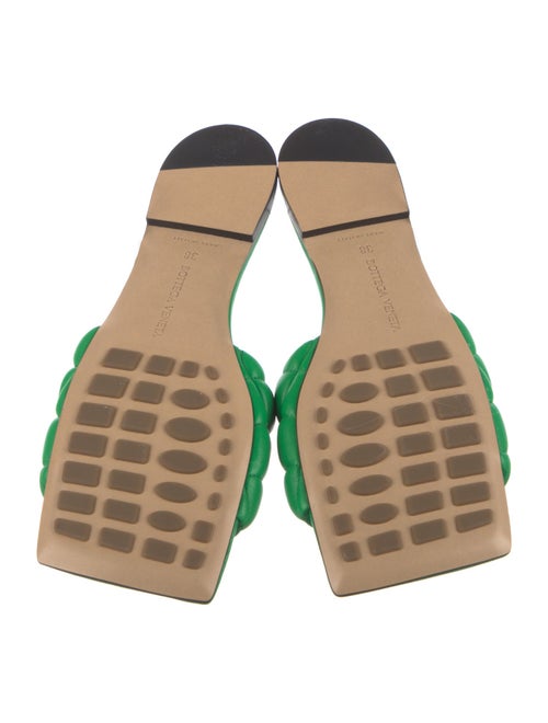 Bottega Veneta Quilted Pattern Leather Slides