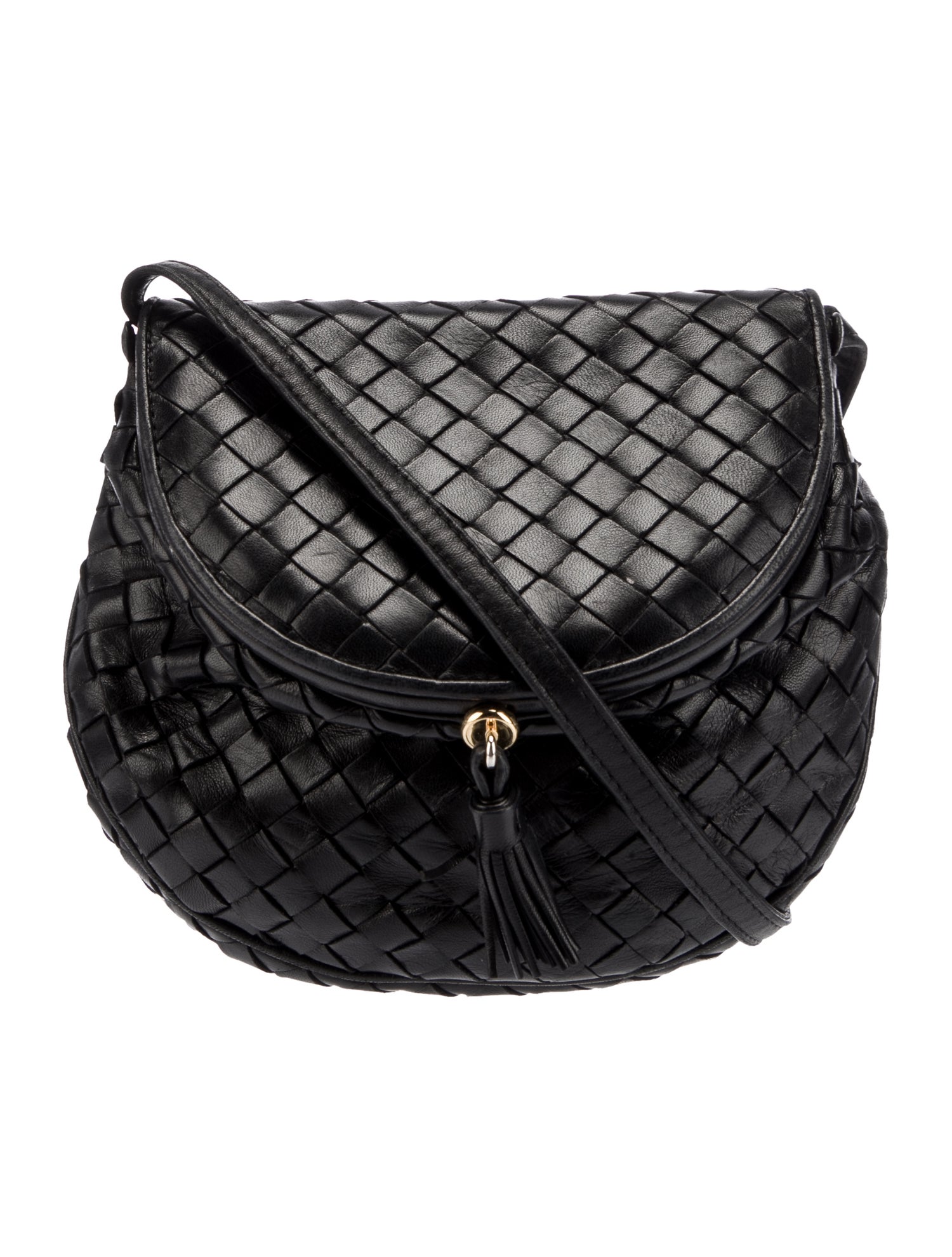Prada Saffiano Leather Crossbody Bag - Black Crossbody Bags