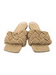 Bottega Veneta Intrecciato Weave Raffia Slides