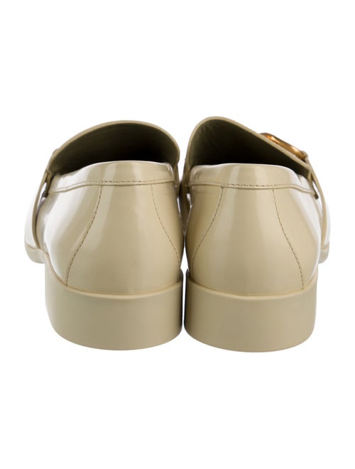 Bottega Veneta Patent Leather Chain-Link Accents Loafers
