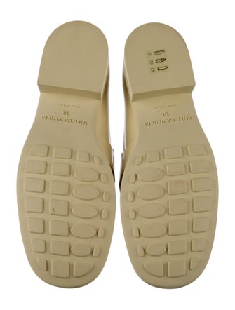 Bottega Veneta Patent Leather Chain-Link Accents Loafers