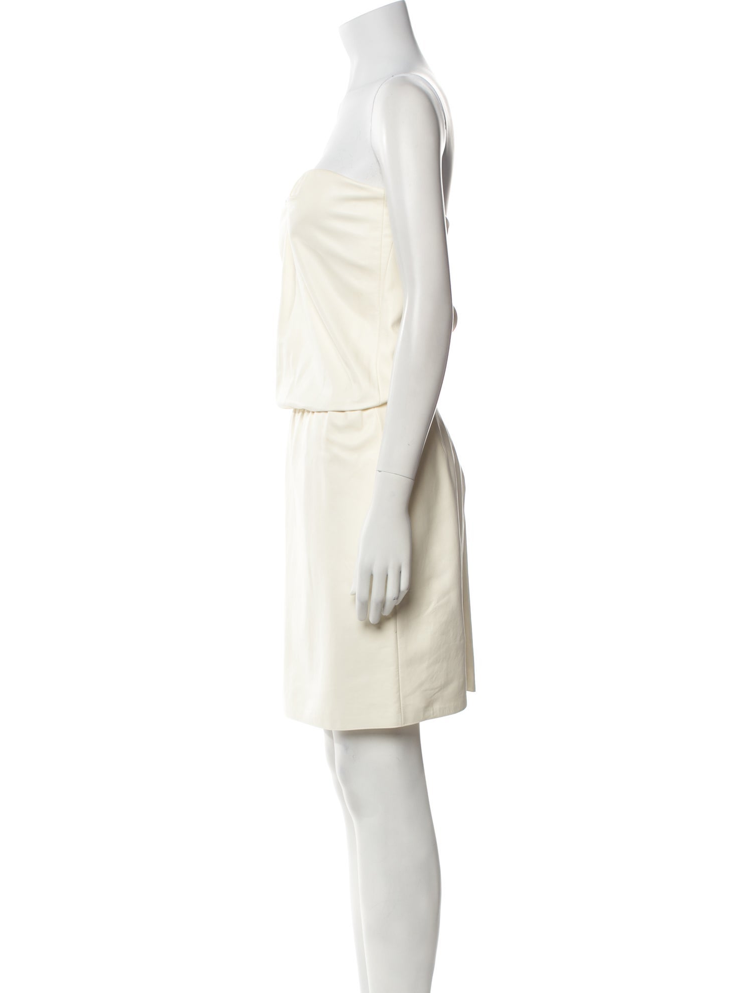 Bottega Veneta Leather Mini Dress