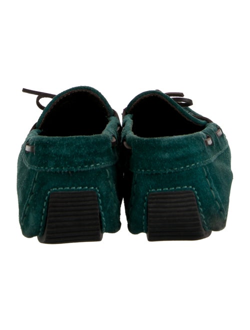 Bottega Veneta Intrecciato Weave Suede Moccasins