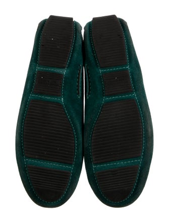 Bottega Veneta Intrecciato Weave Suede Moccasins