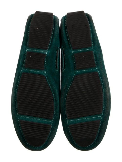 Bottega Veneta Intrecciato Weave Suede Moccasins
