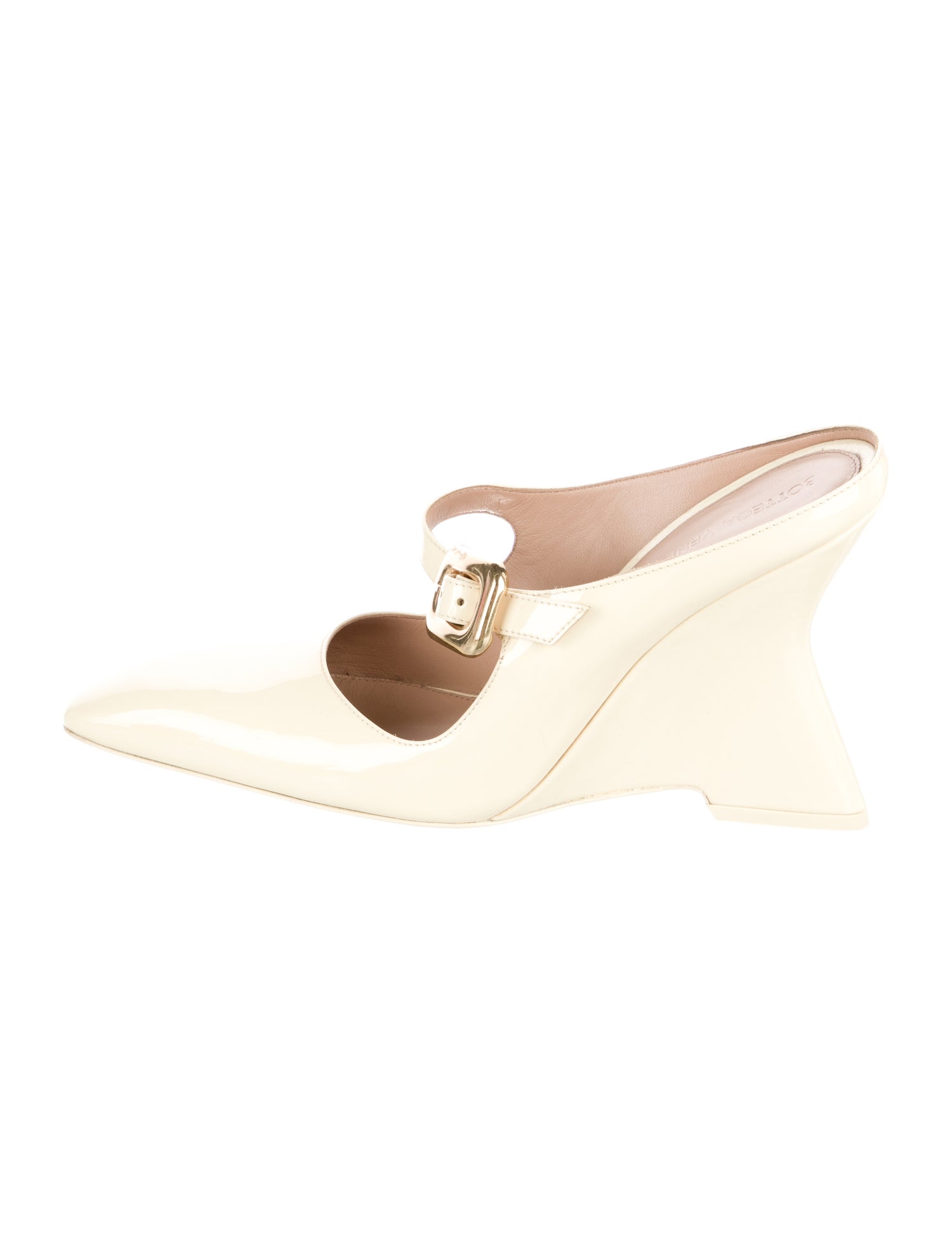 Bottega Veneta Patent Leather Mules