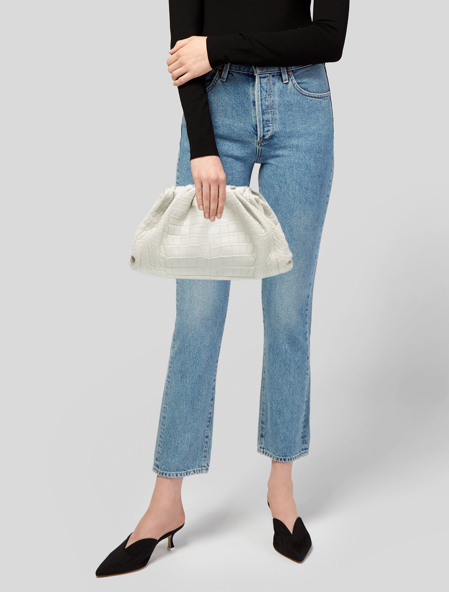 Bottega Veneta Crocodile The Pouch