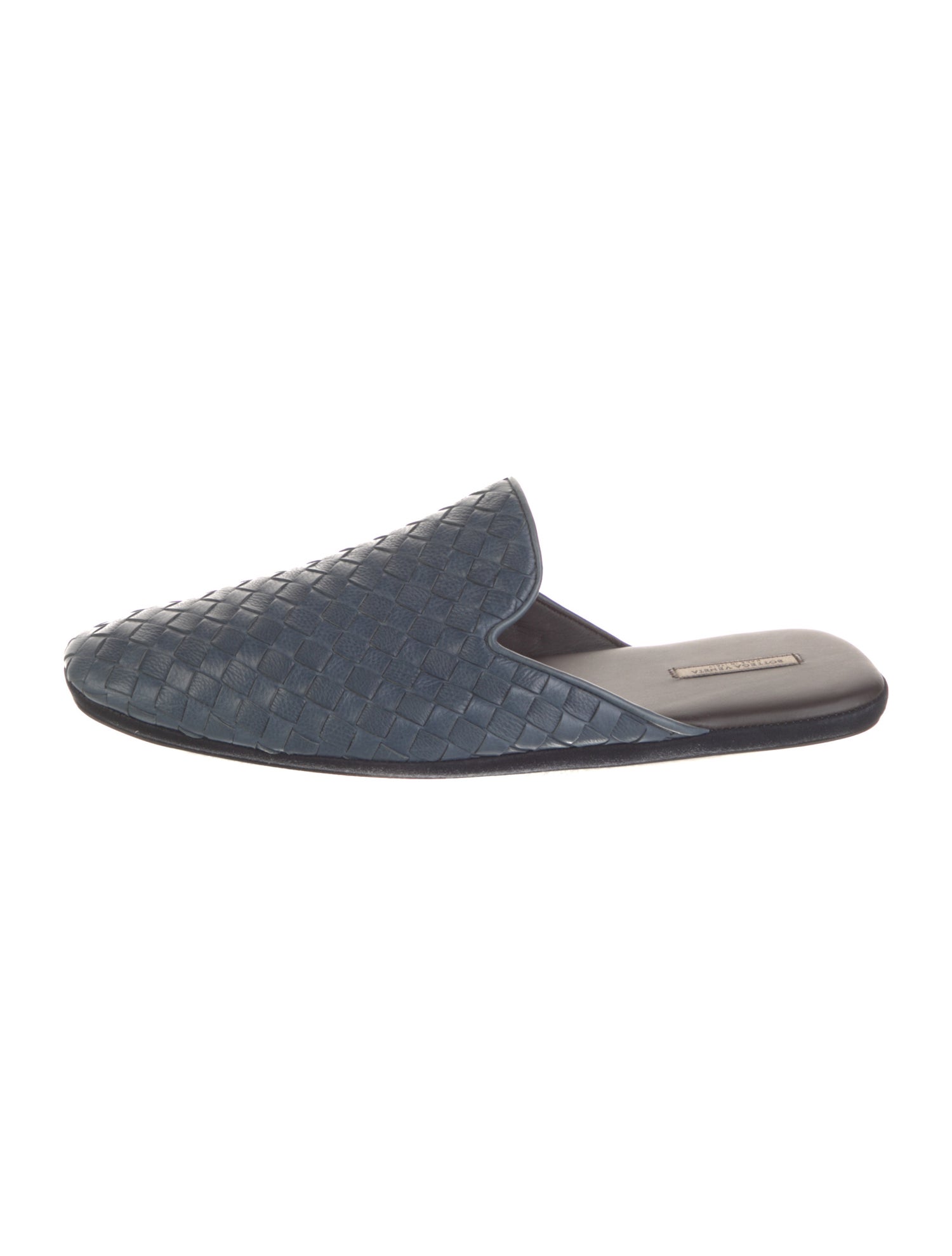 Bottega Veneta Intrecciato Weave Leather Slippers