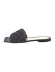 Bottega Veneta Intrecciato Weave Denim Slides