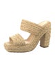 Bottega Veneta Raffia Braided Accents Espadrilles
