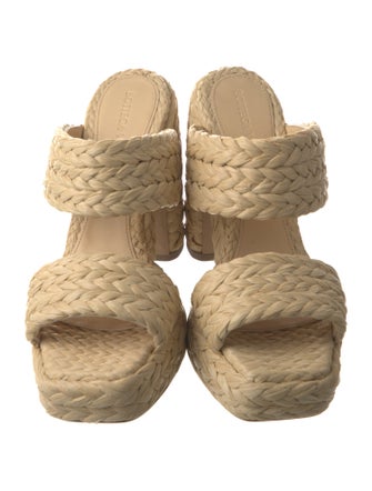 Bottega Veneta Raffia Braided Accents Espadrilles