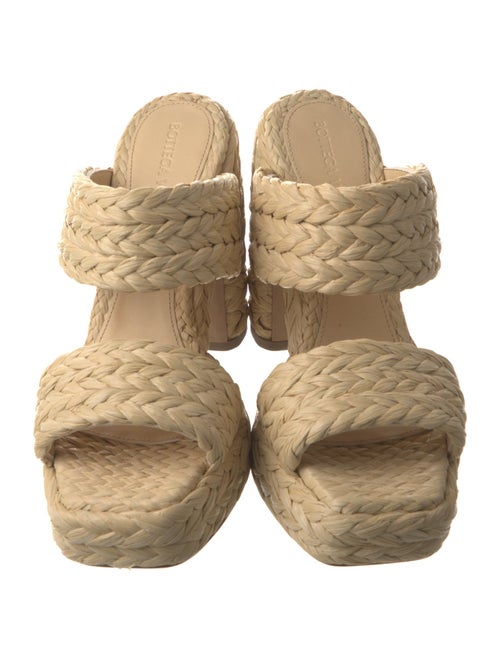 Bottega Veneta Raffia Braided Accents Espadrilles