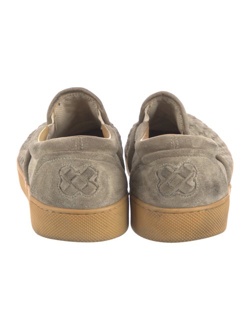 Bottega Veneta Intrecciato Weave Suede Sneakers