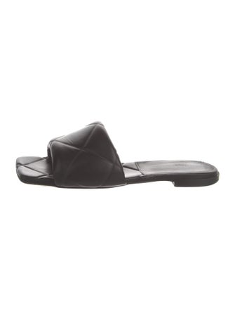 Bottega Veneta Leather Slides