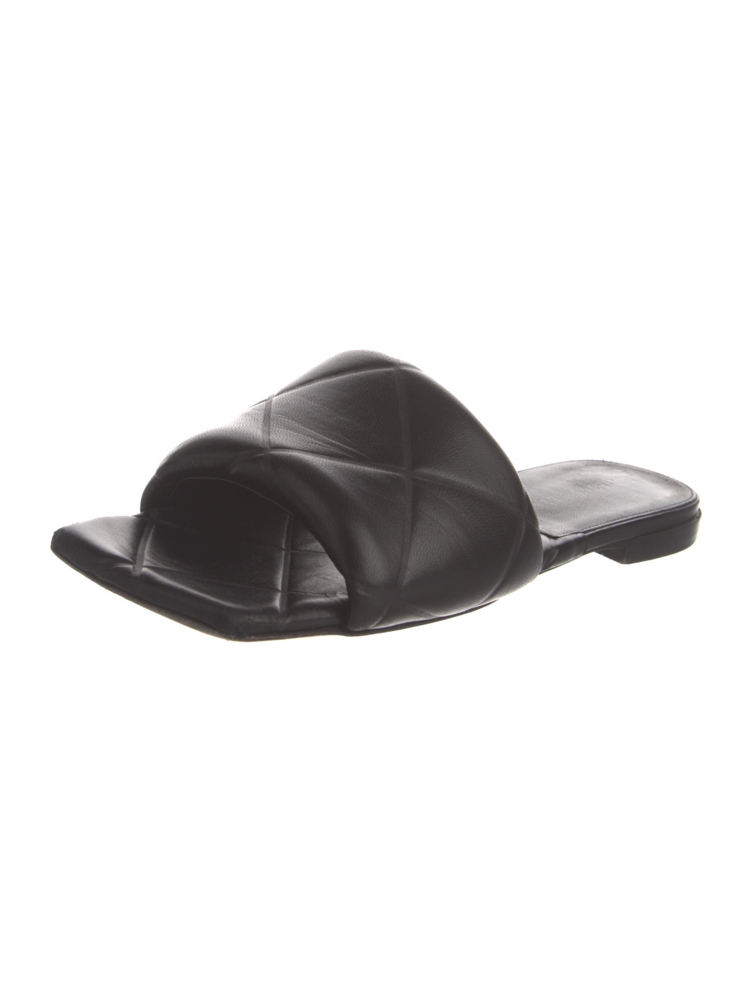 Bottega Veneta Leather Slides