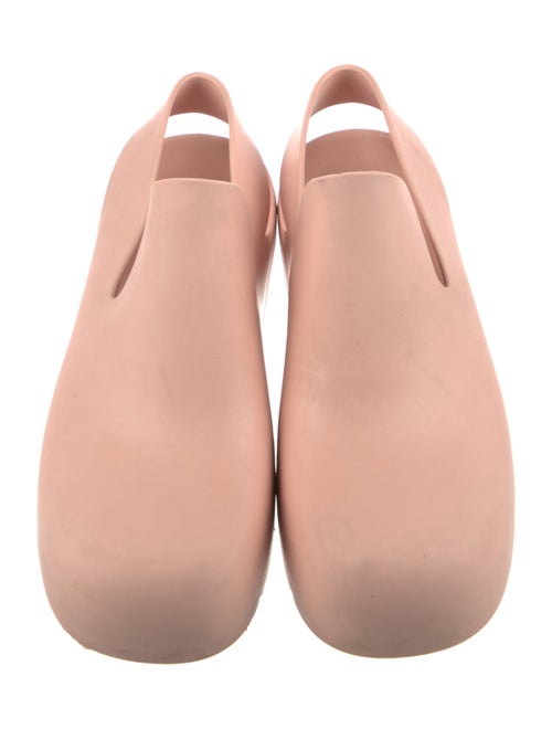 Bottega Veneta Rubber Cutout Accent Slingback Flats