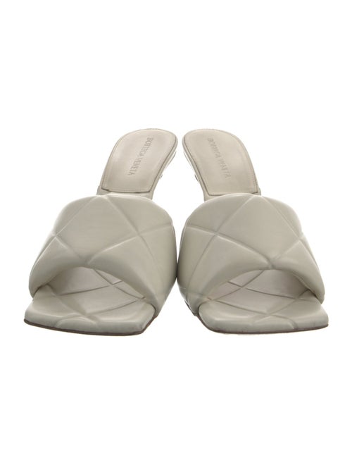 Bottega Veneta Intrecciato Weave Leather Slides