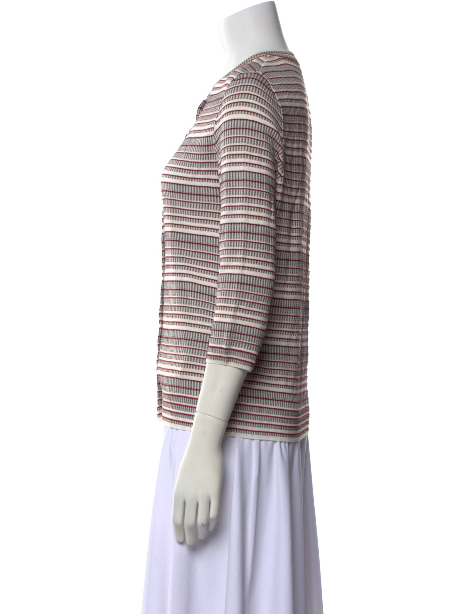 Bottega Veneta Striped Crew Neck Sweater