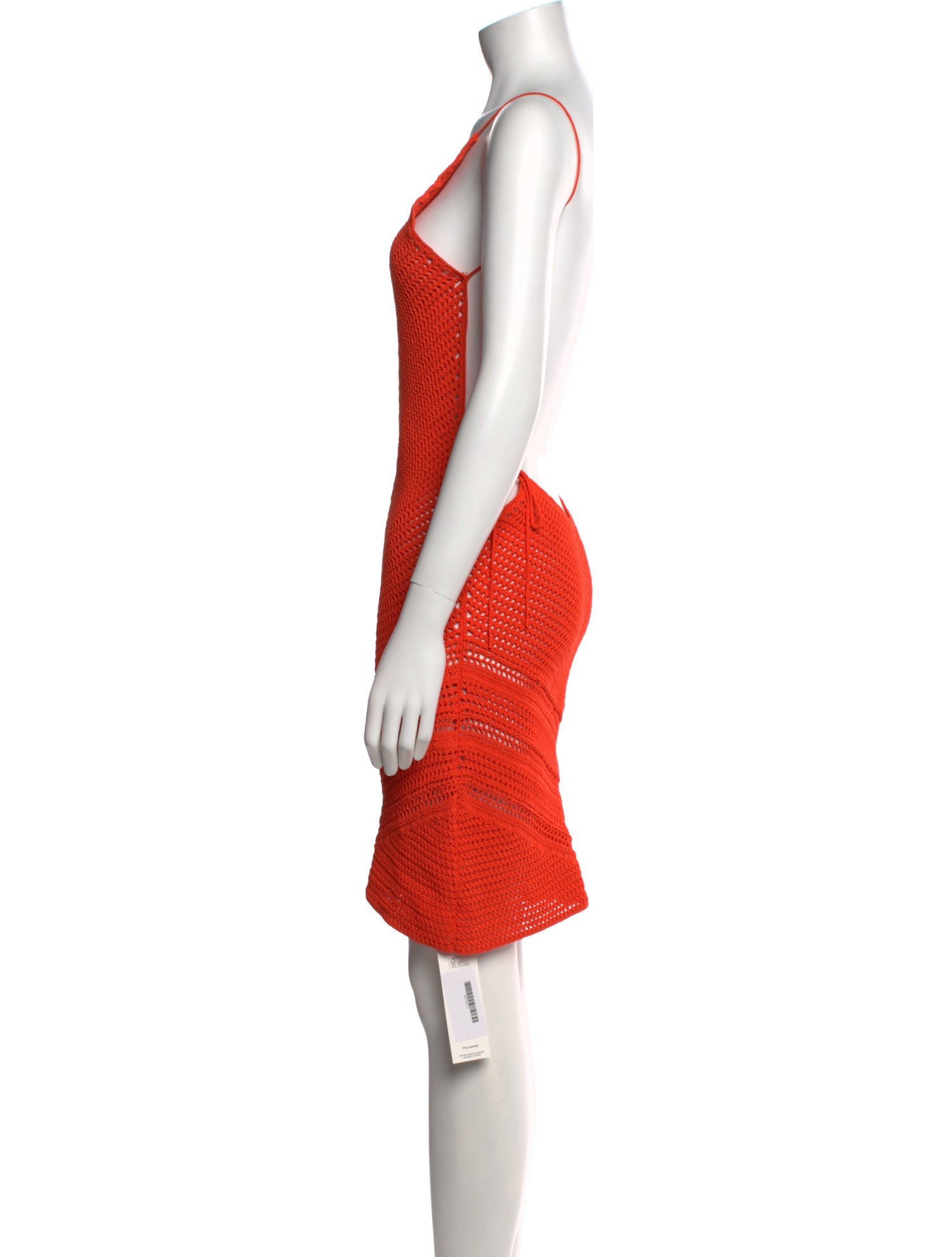 Bottega Veneta Square Neckline Mini Dress