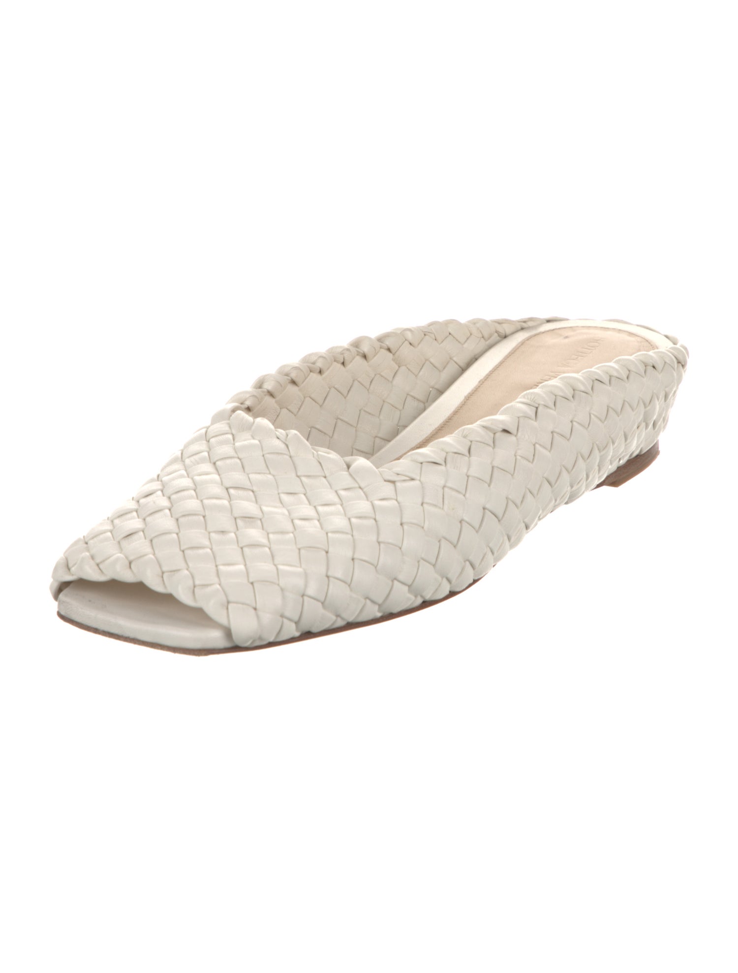 Bottega Veneta Intrecciato Weave Leather Mules