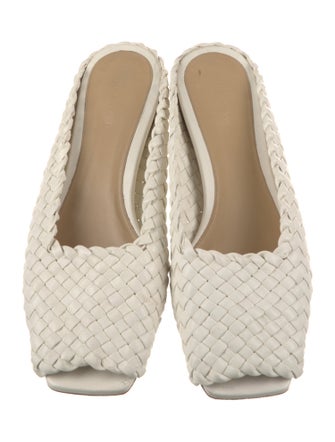 Bottega Veneta Intrecciato Weave Leather Mules