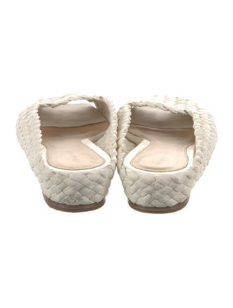 Bottega Veneta Intrecciato Weave Leather Mules