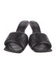 Bottega Veneta Quilted Pattern Leather Slides