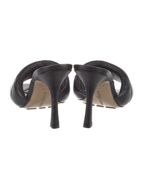 Bottega Veneta Quilted Pattern Leather Slides