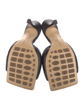 Bottega Veneta Quilted Pattern Leather Slides