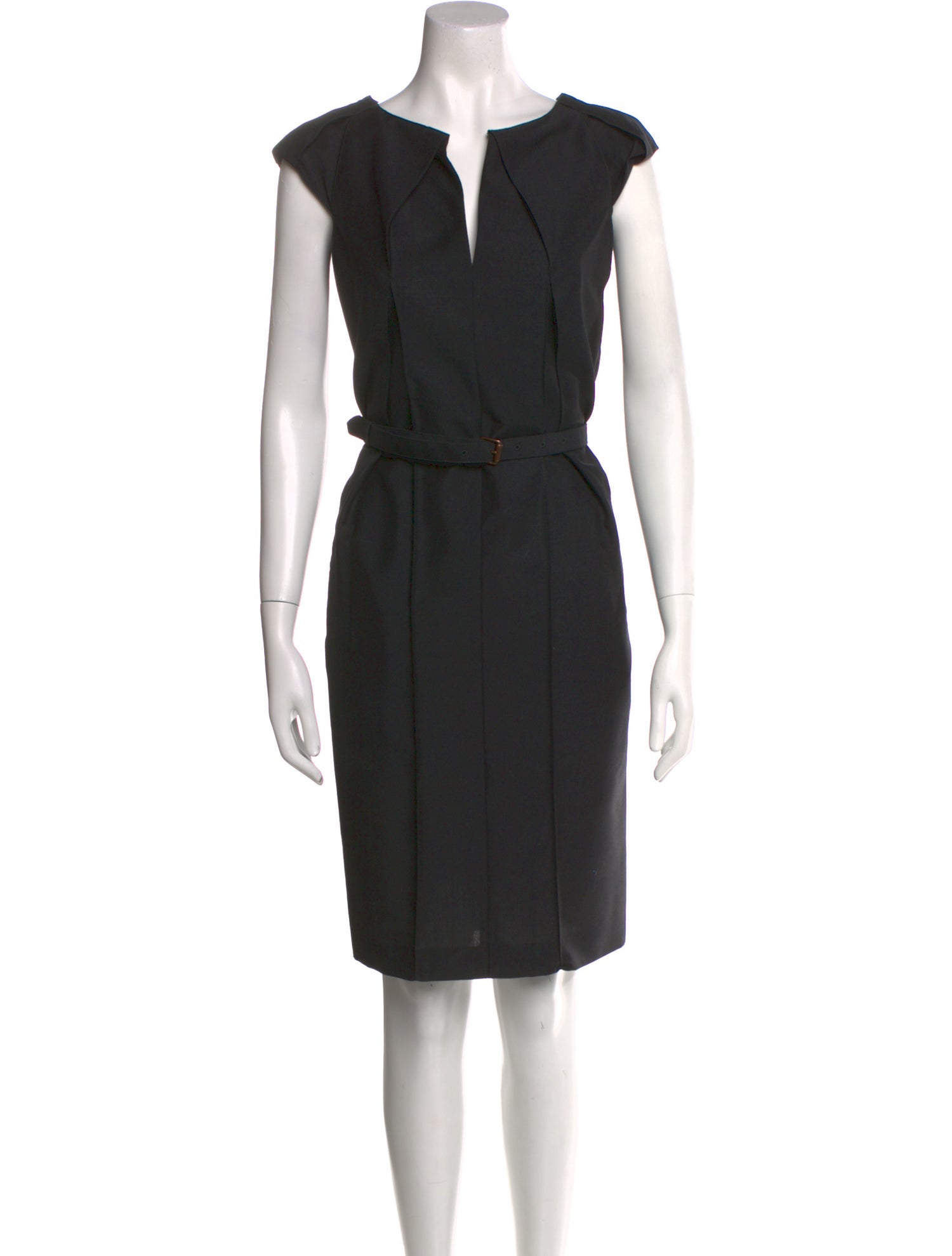 Bottega Veneta Wool Knee-Length Dress