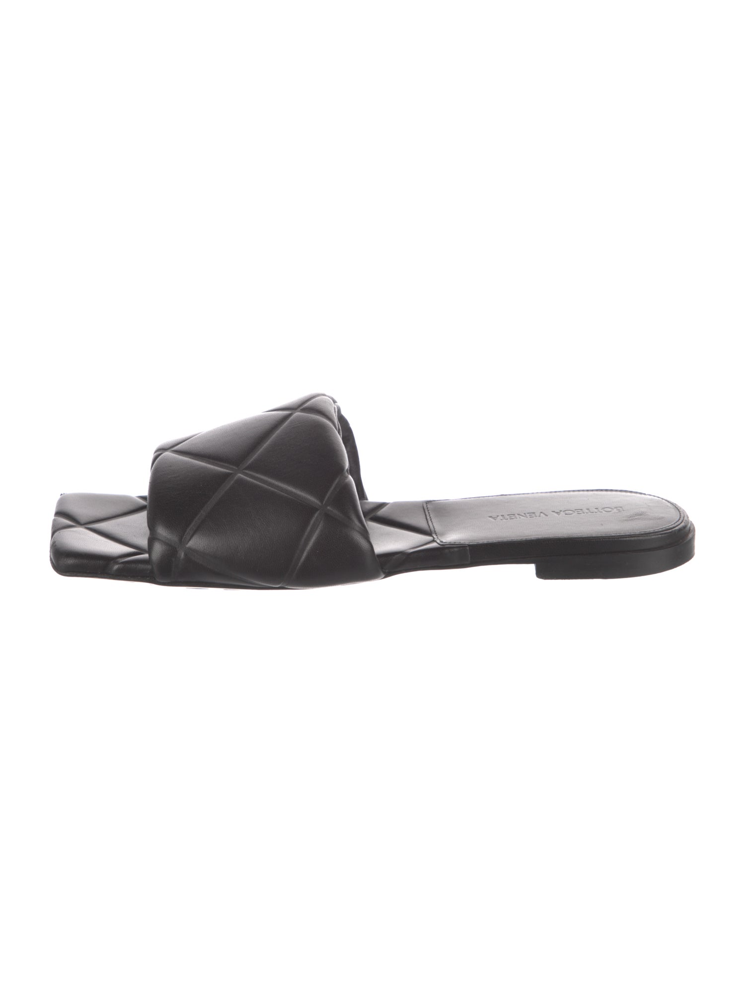 Bottega Veneta Intrecciato Weave Leather Slides