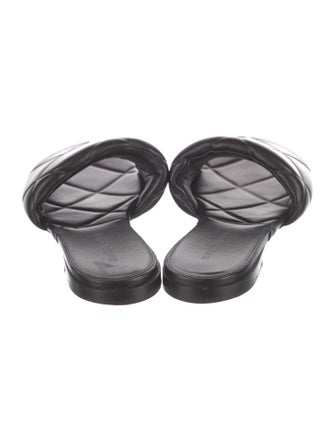 Bottega Veneta Intrecciato Weave Leather Slides