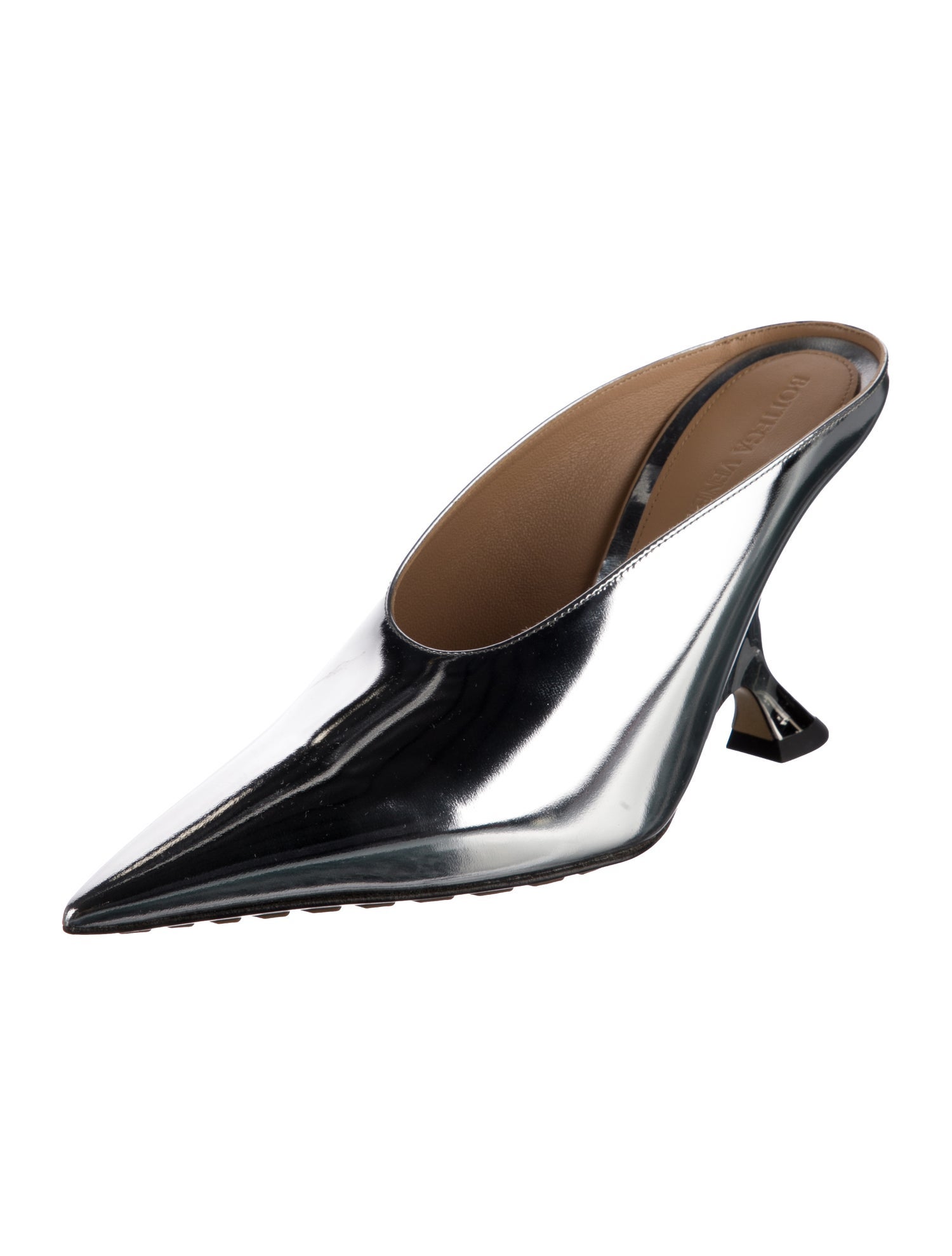 Bottega Veneta Patent Leather Slingback Pumps
