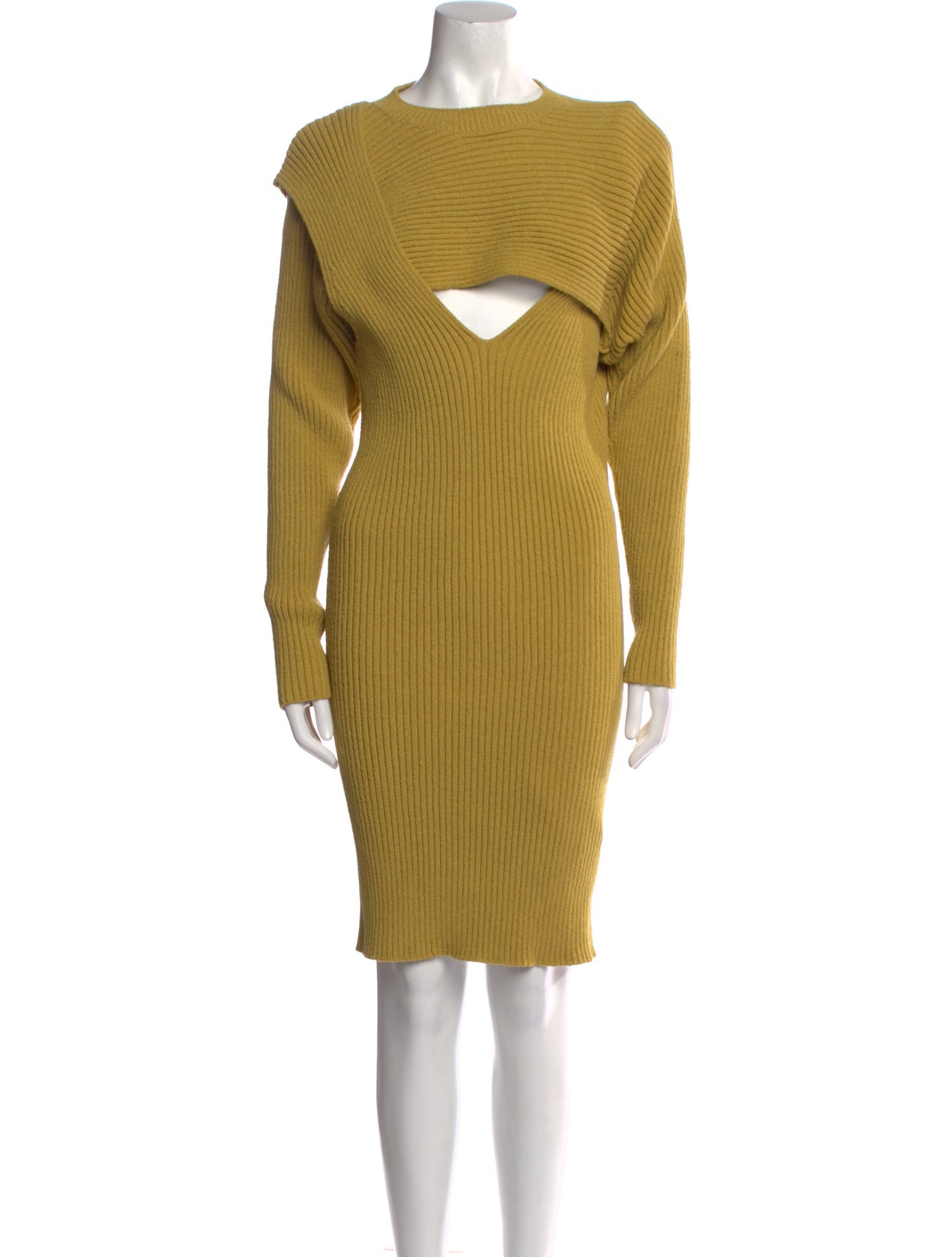 Bottega Veneta Bateau Neckline Knee-Length Dress w/ Tags