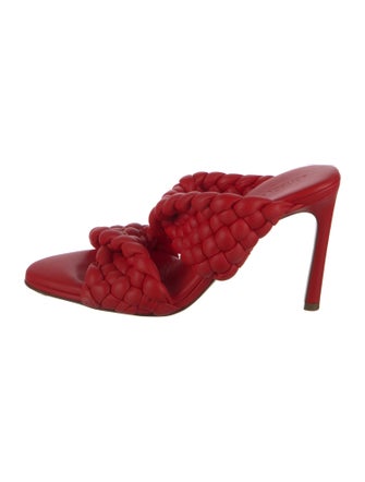 Bottega Veneta Intrecciato Weave Leather Slides