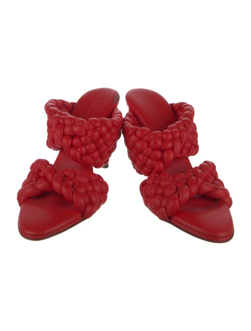 Bottega Veneta Intrecciato Weave Leather Slides